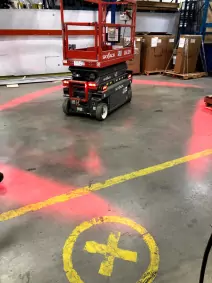 Projection Lumineuse au Sol