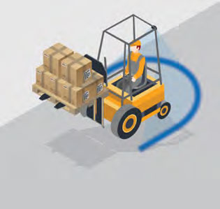 projecteur-de-courbe-chariot-elevateur