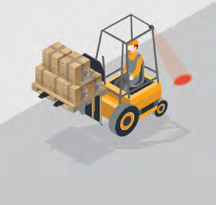 projection-signaux-virtuels-chariot-elvateur