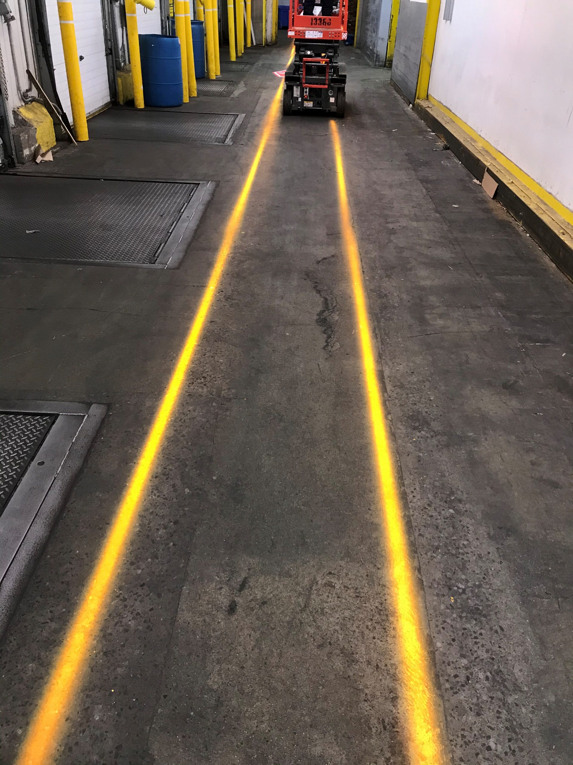 Installation de projecteur de ligne laser virtuelle image 4