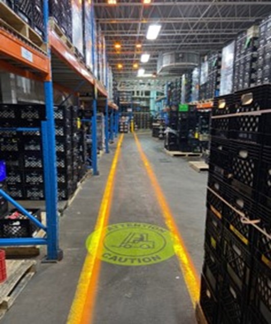 Installation de projecteurs de signaux virtuels image 3