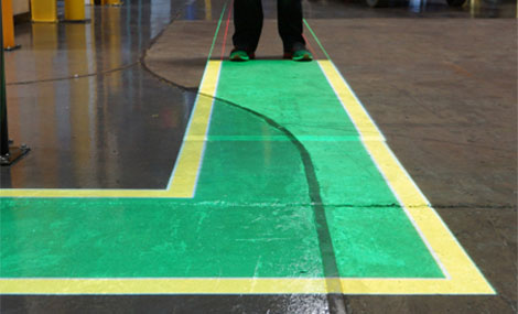 Installation de projecteur d'allée piétons virtuel (Laserglow) image 6